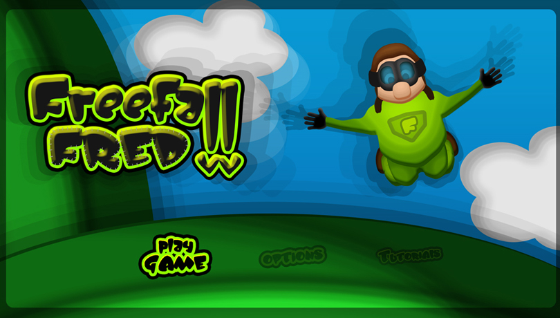 Freefall Fred Title Screen